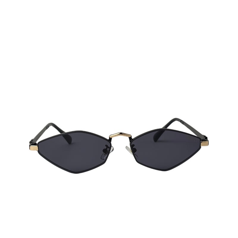 BOLD Adge Hexagon Sunglasses For Unisex - Gold - Image 1